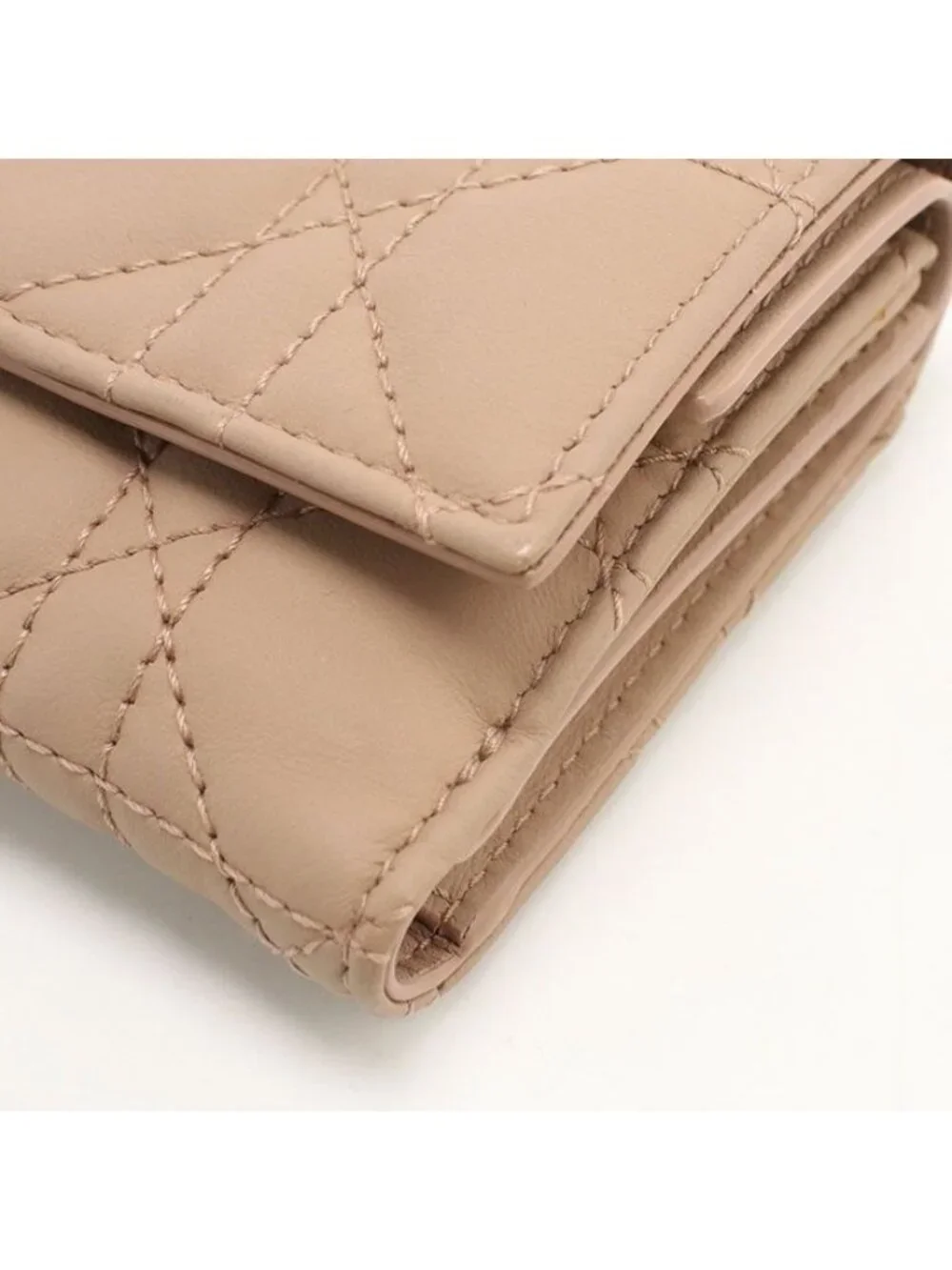 Dior Lotus Wallet Trifold Lambskin